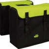 Flash-uitverkoop 🔥 Greenlands - Dubbele Fietstas - 34 Liter - Zwart;Groen Lime 🧨