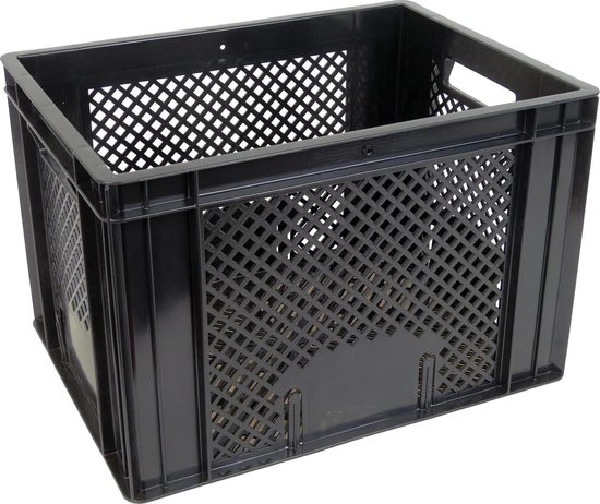Groothandel π Merkloos Fietskrat Zwart 30 LIter 40x30x26cm. π 4 Groothandel π Merkloos Fietskrat Zwart 30 LIter 40x30x26cm. π - Afbeelding 4