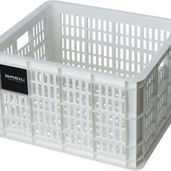 Uitgang π Basil Fietskrat M - Medium - 29.5 Liter - Wit π―