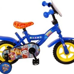 Goedkoop ⌛ Nickelodeon Paw Patrol The Movie Kinderfiets - Jongens - 10 Inch - Blauw - Doortrapper 😉