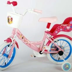 Flash-uitverkoop ⌛ Disney Princess Kinderfiets - Meisjes - 14 Inch - Roze - Twee Handremmen ???? -AGU WINKLE 550x467 4