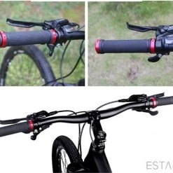Gloednieuw 🌟 ESTARK - Fietshandvatten - Lock-On - Handvatten - Universeel - Fiets Mountainbike Professioneel - Grips - Extra Grip Fietshandvaten -Handvaten - Handig Te Monteren - Anti-slip Fietsen Stuur Bikegrips Lock-on Aanspanbaar Rood - LO-ro 🎉 -AGU WINKLE 550x469 5
