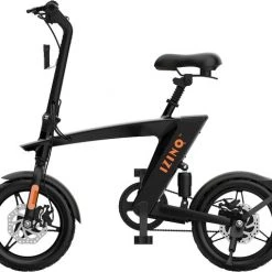 Korting 🧨 *BLACK FRIDAY DEAL* IZINQ H1 - Fiets / Vouwfiets / Elektrische Scooter - 14" Luchtbanden - Lithium 10.0Ah 36V - Zwart/Oranje - 25km/u - Volwassenen En Kinderen - Windgoo ⌛ -AGU WINKLE 550x478 1