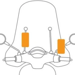 Beste deal ⭐ Lampa Smart Scooter Flow Telefoonhouder Scooter - Motor - Scootmobiel - Smartphonehouder Met Spiegel- Of Windschermbevestiging ???? -AGU WINKLE 550x482 1