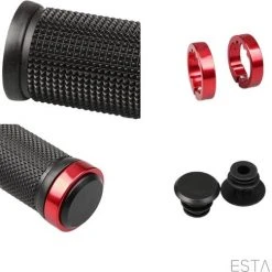 Gloednieuw 🌟 ESTARK - Fietshandvatten - Lock-On - Handvatten - Universeel - Fiets Mountainbike Professioneel - Grips - Extra Grip Fietshandvaten -Handvaten - Handig Te Monteren - Anti-slip Fietsen Stuur Bikegrips Lock-on Aanspanbaar Rood - LO-ro 🎉 -AGU WINKLE 550x486 10