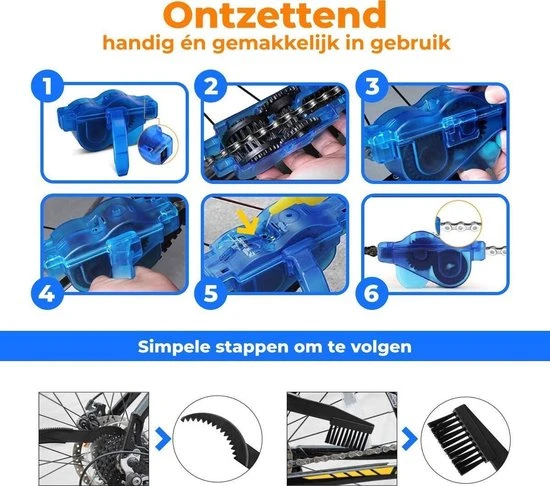 Korting π€© Merkloos Fietsketting Reiniger - Fietsketting Reiniger - Ketting Schoonmaken - Kettingborstel - Fiets Schoonmaak Set - Ontvetter Fiets - Kettingreiniger - Fietsketting Smeermiddel - Fiets Accessoires - Borstels - Fietsgereedschap - Kerstcadeau - Voor Mannen π― 3 Korting π€© Merkloos Fietsketting Reiniger - Fietsketting Reiniger - Ketting Schoonmaken - Kettingborstel - Fiets Schoonmaak Set - Ontvetter Fiets - Kettingreiniger - Fietsketting Smeermiddel - Fiets Accessoires - Borstels - Fietsgereedschap - Kerstcadeau - Voor Mannen π― - Afbeelding 3