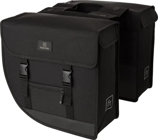 Groothandel ???? Fastrider Hybrid Dubbele Fietstas Zwart - 26L ???? 1 Groothandel ???? Fastrider Hybrid Dubbele Fietstas Zwart - 26L ????