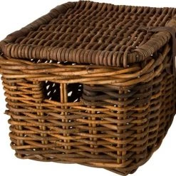 Flash-uitverkoop ???? Fastrider Sera Rotan Fietsmand - Bruin - 17L - Handgemaakt - Met Klep ❤️ -AGU WINKLE 550x488 5