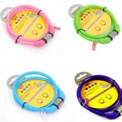 Korting ✔️ Stahlex 10mm / 65cm Kabelslot Schlechts 110g Met 4-stellig Cijferslot | Het Eerste Fietsslot Voor Uw Kind | Roze ????