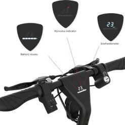 Korting 🧨 *BLACK FRIDAY DEAL* IZINQ H1 - Fiets / Vouwfiets / Elektrische Scooter - 14" Luchtbanden - Lithium 10.0Ah 36V - Zwart/Oranje - 25km/u - Volwassenen En Kinderen - Windgoo ⌛ -AGU WINKLE 550x502