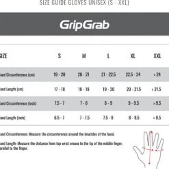 Uitgang ???? GripGrab GripGrab Ride Lightweight Padded Handschoenen - Zwart - Unisex - Maat L ???? -AGU WINKLE 550x502 5