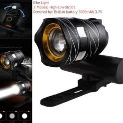 Hete verkoop ???? Merkloos Ultieme Fietsverlichting Fietslamp LED - Oplaadbaar Via USB - 3 Standen & Zoom ???? -AGU WINKLE 550x504