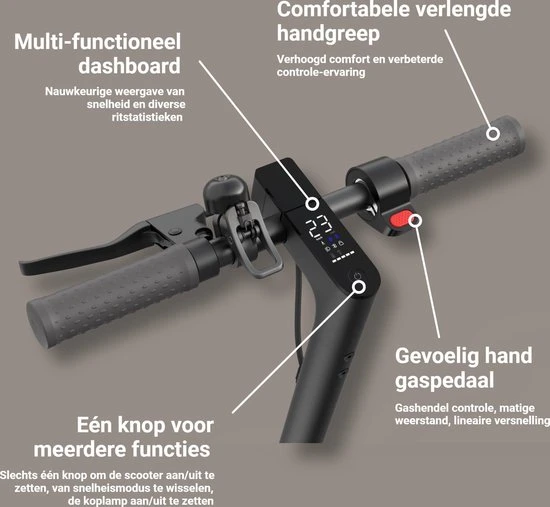 Promo π Xiaomi - Mi Electric Scooter Pro 2 - Opvouwbare Elektrische Step - 300w Motor - 20km/h Top Snelheid, 45km Bereik - 8.5" Luchtgevulde Banden π 30 Promo π Xiaomi - Mi Electric Scooter Pro 2 - Opvouwbare Elektrische Step - 300w Motor - 20km/h Top Snelheid, 45km Bereik - 8.5" Luchtgevulde Banden π - Afbeelding 30