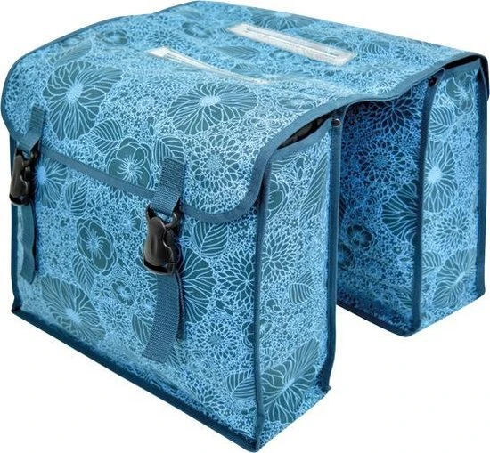 Beste deal ⌛ New Looks Fiori Fietstas Kathy Blauw Gebloemd - Prachtige Dubbele Fietstas Blauw - 30 Liter ???? 1 Beste deal ⌛ New Looks Fiori Fietstas Kathy Blauw Gebloemd - Prachtige Dubbele Fietstas Blauw - 30 Liter ????