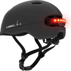 Goedkoop ???? Livall C20 Black Large - (Smart) Fietshelm - SOS Funtie - Smart Verlichting - Remlicht ????