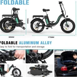 Gloednieuw ???? HITWAY E Bike Fat Tire Opvouwbare Elektrische Fiets, 250W/36V/11,2Ah Batterij, 20 Inch ❤️ 12 Gloednieuw ???? HITWAY E Bike Fat Tire Opvouwbare Elektrische Fiets, 250W/36V/11,2Ah Batterij, 20 Inch ❤️ -AGU WINKLE 550x519 2