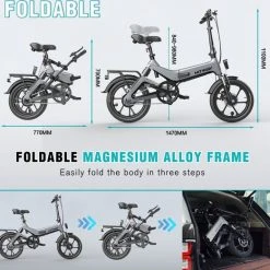 Coupon ???? Hitway Elektrische Plooifiets | Opvouwbare E-bike | 16 Inch | 250W Motor | Grijs/Zwart ???? 14 Coupon ???? Hitway Elektrische Plooifiets | Opvouwbare E-bike | 16 Inch | 250W Motor | Grijs/Zwart ???? -AGU WINKLE 550x522 1