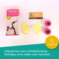 Coupon ???? MyAddOn MyVeloGrips Ergonomische Handvatovertrek Voor Fietsgrepen Van Silicone Tegen Slapende Handen Tijdens Het Fietsen, Handvatovertrek Voor Alle Fietsengrepen, Handvathoes 2st. Geel 21x6,5x9cm ???? -AGU WINKLE 550x526 3