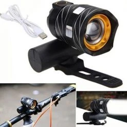 Hete verkoop ???? Merkloos Ultieme Fietsverlichting Fietslamp LED - Oplaadbaar Via USB - 3 Standen & Zoom ???? -AGU WINKLE 550x529