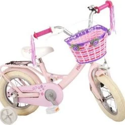 Kopen 👏 Volare Ashley Kinderfiets - Meisjes - 14 Inch - Roze - 95% Afgemonteerd ✔️ -AGU WINKLE 550x530