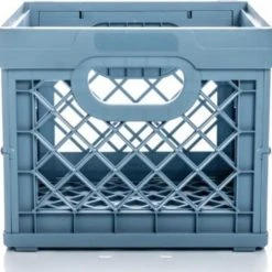 Aanbiedingen 😉 Tontarelli, Vouwkrat Tontarelli Vouwkrat - 1 Stuk - Vierkant - Gerecycleerd Blauw - 25 Liter 🎁