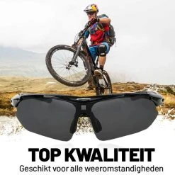 Beste Pirce ???? Rocky - Fietsbrillen Heren - Sportbrillen - Professionele Fietsbril + Inclusief 5 Verwisselbare Lenzen + 2 Jaar Garantie ???? -AGU WINKLE 550x534