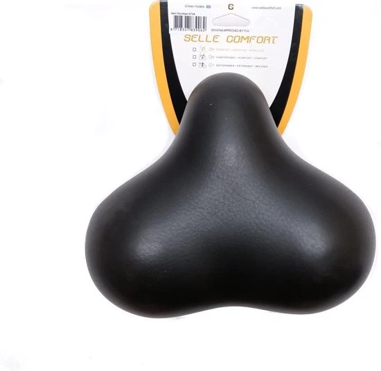 Flash-uitverkoop ✨ Selle Comfort Rocky - Fietszadel / Rokzadel Met Punt - Zwart - 23 CM ❤️ 3 Flash-uitverkoop ✨ Selle Comfort Rocky - Fietszadel / Rokzadel Met Punt - Zwart - 23 CM ❤️ - Afbeelding 3