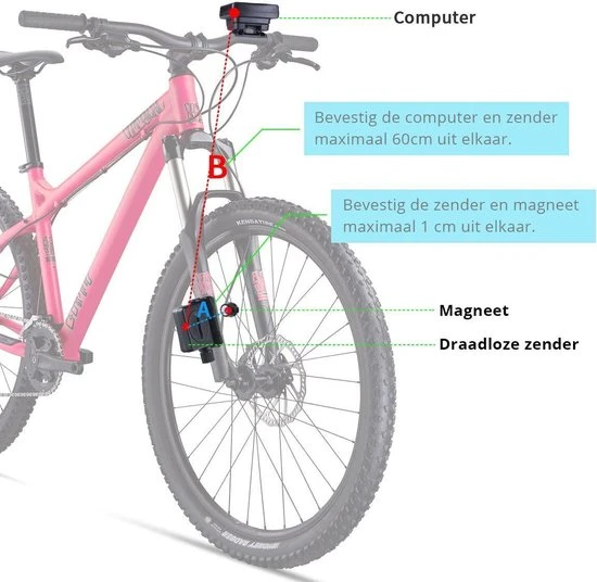 Hete verkoop ???? DailyFox BikePro 500 - Fietscomputer - Draadloos - Met Snelheidsmeter - Overdag & Nacht Display Modus ???? 11 Hete verkoop ???? DailyFox BikePro 500 - Fietscomputer - Draadloos - Met Snelheidsmeter - Overdag & Nacht Display Modus ???? - Afbeelding 11