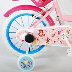 Flash-uitverkoop ⌛ Disney Princess Kinderfiets - Meisjes - 14 Inch - Roze - Twee Handremmen ???? -AGU WINKLE 550x540 5