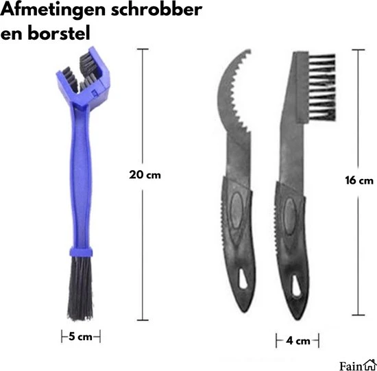 Gloednieuw π Fain Fietsketting Reiniger Set 6 Delig Fietsketting Onderhoud Fietsketting Borstel - Inclusief Borstel - Fietsgereedschap Kettingscherm Schrobber Fietsketting Reiniger Set Fietsketting Ontvetter Ketting Schoonmaken Fiets Multitool π 8 Gloednieuw π Fain Fietsketting Reiniger Set 6 Delig Fietsketting Onderhoud Fietsketting Borstel - Inclusief Borstel - Fietsgereedschap Kettingscherm Schrobber Fietsketting Reiniger Set Fietsketting Ontvetter Ketting Schoonmaken Fiets Multitool π - Afbeelding 8