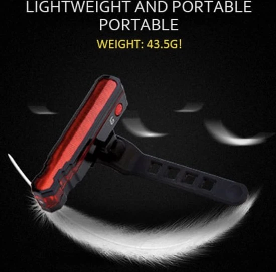 Gloednieuw ???? NA Fietsverlichting USB Oplaadbaar Fiets Achterlicht LED Laser ✨ 6 Gloednieuw ???? NA Fietsverlichting USB Oplaadbaar Fiets Achterlicht LED Laser ✨ - Afbeelding 6