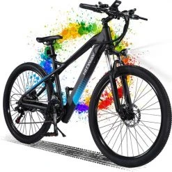 Uitgang 😀 HITWAY 26" Elektrische Mountainbike, 35-70KM Power Assist-fietsen Voor Mannen En Vrouwen 48V/7,5Ah/250W Krachtige E-bike 👍