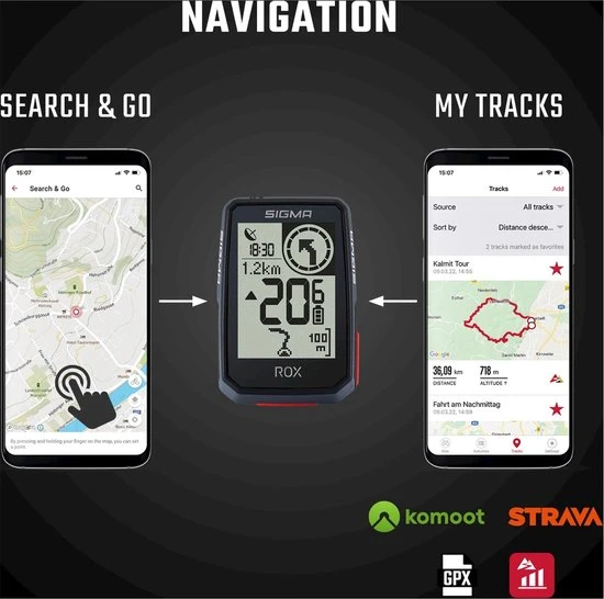 Beste Pirce ???? SIGMA SPORT ROX 2.0 GPS Bike Computer - Top Mount Set, Zwart ???? 15 Beste Pirce ???? SIGMA SPORT ROX 2.0 GPS Bike Computer - Top Mount Set, Zwart ???? - Afbeelding 15
