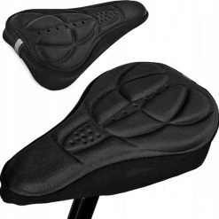 Beste recensies van ✨ AA Commerce Universele 3D Comfort Gel Zadelhoes - Fietszadel Gelzadel Hoes - Fietszadelhoes - Zadeldekje - Zadel Dekje Hoes - Zadelkussen Fietszadeldekje Overtrek - Voor Fiets/E-Bike/Mountainbike/MTB - One-Size - Zwart 🤩