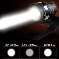 Hete verkoop ???? Merkloos Ultieme Fietsverlichting Fietslamp LED - Oplaadbaar Via USB - 3 Standen & Zoom ???? -AGU WINKLE 550x548 2