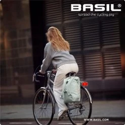 Promo 😉 Basil SoHo Fietsrugzak Nordlicht - Enkele Fietstas - Pastelgroen - 17 Liter ✨ -AGU WINKLE 550x549 26