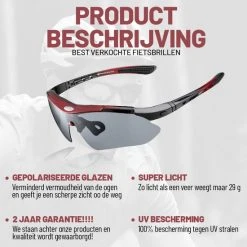Beste Pirce ???? Rocky - Fietsbrillen Heren - Sportbrillen - Professionele Fietsbril + Inclusief 5 Verwisselbare Lenzen + 2 Jaar Garantie ???? -AGU WINKLE 550x550 14