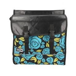 Nieuw 🎁 Lastpak Waterafstotende Dubbele Fietstas Met Bloemmotief 35 Liter 💯