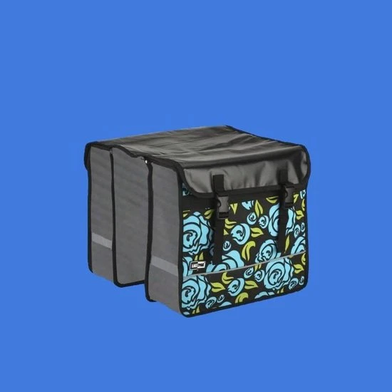 Nieuw ???? Lastpak Waterafstotende Dubbele Fietstas Met Bloemmotief 35 Liter ???? 9 Nieuw ???? Lastpak Waterafstotende Dubbele Fietstas Met Bloemmotief 35 Liter ???? - Afbeelding 9