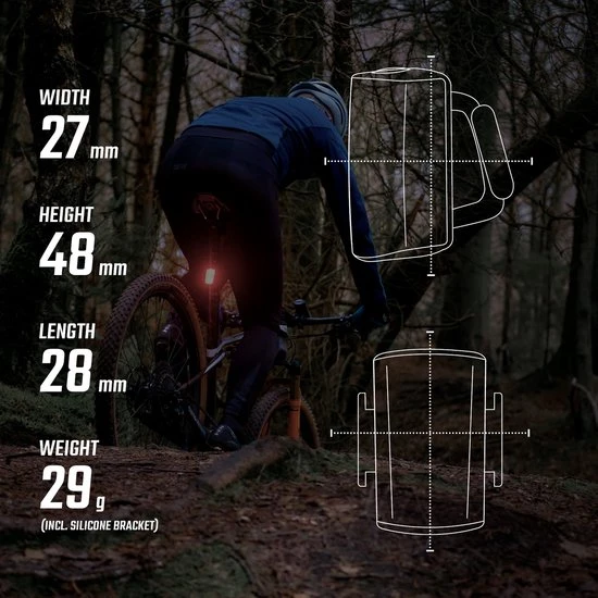 Beste Verkoop ???? Sigma BUSTER RL 80 Flash USB Fiets Achterlicht - 80 Lumen - Oplaadbaar ???? 3 Beste Verkoop ???? Sigma BUSTER RL 80 Flash USB Fiets Achterlicht - 80 Lumen - Oplaadbaar ???? - Afbeelding 3