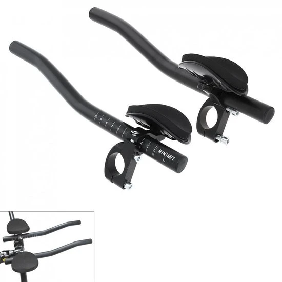Hete verkoop ???? RL Tijdritstuur Alu Ø31,8mm | Adapter Voor Ø25,4mm | Aero | Triathlon Stuur | Opzetstuur | Wielrennen | Racefiets ✔️ 2 Hete verkoop ???? RL Tijdritstuur Alu Ø31,8mm | Adapter Voor Ø25,4mm | Aero | Triathlon Stuur | Opzetstuur | Wielrennen | Racefiets ✔️ - Afbeelding 2