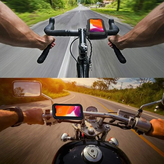 Goedkoop ???? Ar202 Smartphone Houder Fiets Motorfiets Universele Waterdichte Koffer Voor Telefoons Tot 6.5 "onverwoestbare Grip Met Extra Bevestiging Aan Het Stuur Gsm-houder ✔️ 6 Goedkoop ???? Ar202 Smartphone Houder Fiets Motorfiets Universele Waterdichte Koffer Voor Telefoons Tot 6.5 "onverwoestbare Grip Met Extra Bevestiging Aan Het Stuur Gsm-houder ✔️ - Afbeelding 6