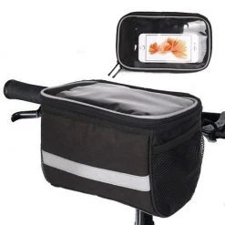 Aanbiedingen ???? LOUZIR Fiets Stuurtas Met Smartphonehouder En Koeltas - Zwart -Saizi ???? -AGU WINKLE 550x550 48