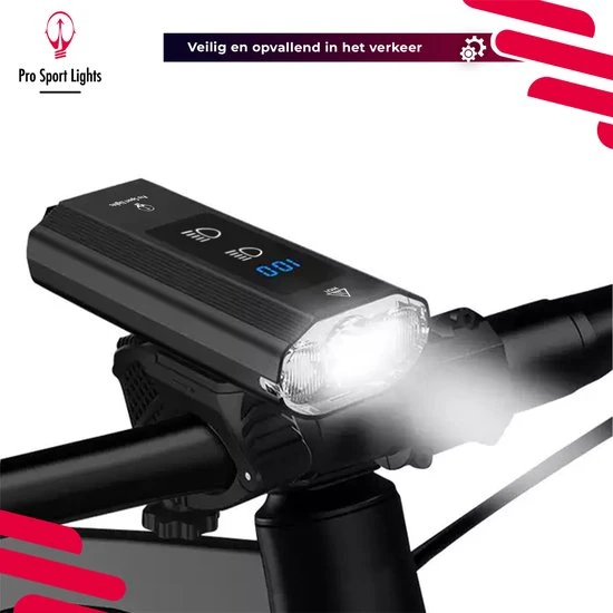 Aanbiedingen ✔️ Fietslamp 1200 Lumen Fietsverlichting Pro Sport Lights Performance - Koplamp USB Oplaadbaar - Voorlicht Fietsverlichting ???? 4 Aanbiedingen ✔️ Fietslamp 1200 Lumen Fietsverlichting Pro Sport Lights Performance - Koplamp USB Oplaadbaar - Voorlicht Fietsverlichting ???? - Afbeelding 4
