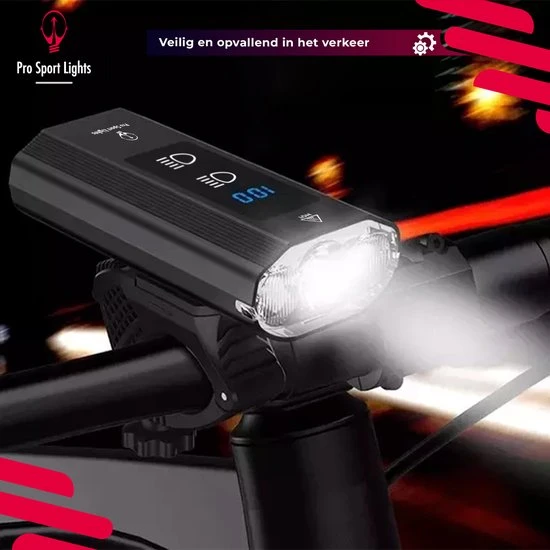 Aanbiedingen ✔️ Fietslamp 1200 Lumen Fietsverlichting Pro Sport Lights Performance - Koplamp USB Oplaadbaar - Voorlicht Fietsverlichting ???? 5 Aanbiedingen ✔️ Fietslamp 1200 Lumen Fietsverlichting Pro Sport Lights Performance - Koplamp USB Oplaadbaar - Voorlicht Fietsverlichting ???? - Afbeelding 5