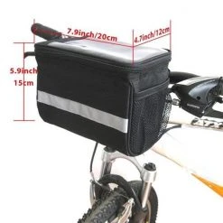 Aanbiedingen ???? LOUZIR Fiets Stuurtas Met Smartphonehouder En Koeltas - Zwart -Saizi ???? -AGU WINKLE 550x550 50