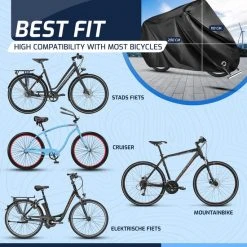 Beste deal ???? Easavida Fietshoes Voor 1/2 Fietsen – Fietsbeschermhoes – Waterdicht – 200 X 85 X 110 Cm – Inclusief Opbergtas ???? -AGU WINKLE 550x550 513