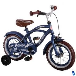 Korting 👍 Volare Blue Cruiser Kinderfiets - Jongens - 12 Inch - Blauw - 95% Afgemonteerd 😉