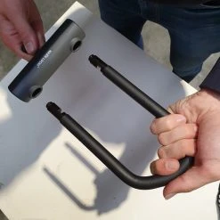 Beste Pirce ???? Maxx-Locks Huntly Beugelslot - Fietsslot ART 2 - 20cm -Inclusief 90cm Ketting - Zwart ???? -AGU WINKLE 550x550 625