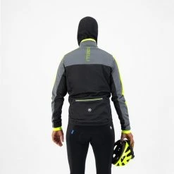 Korting ???? Rogelli Freeze Winterjack - Zwart/Grijs/Fluor - Maat XL ???? -AGU WINKLE 550x550 681
